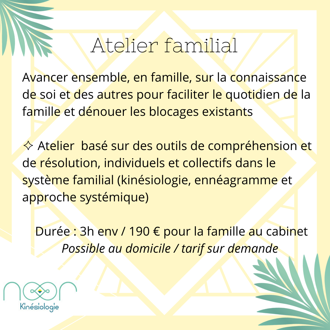 Accompagnement familial 3h - 190 €